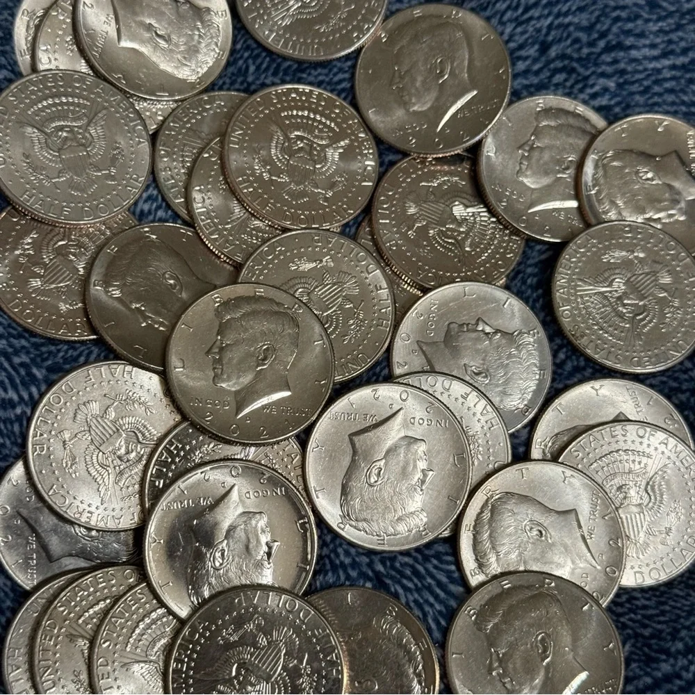 36 UNCIRCULATED 2021 KENNEDY HALF DOLLARS - Picture 7 of 12